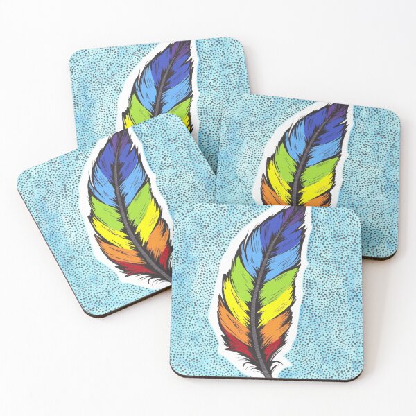 Item preview, Rainbow Feather designed and sold by turddemon.