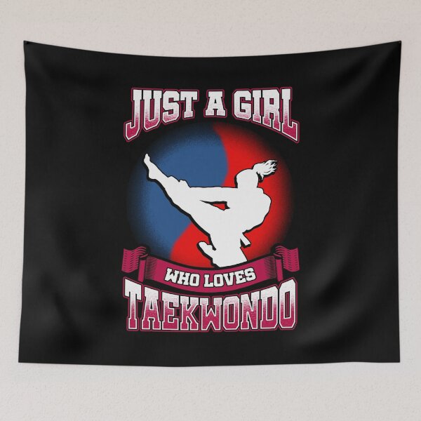Item preview, Just A Girl Who Loves Taekwondo designed and sold by Sinjy.