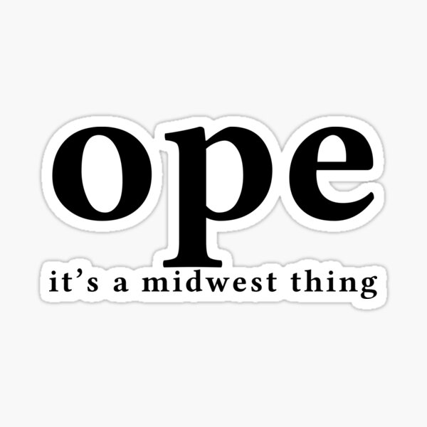 Ope Sticker