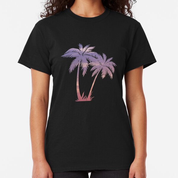 Sunset Palm Trees Classic T-Shirt