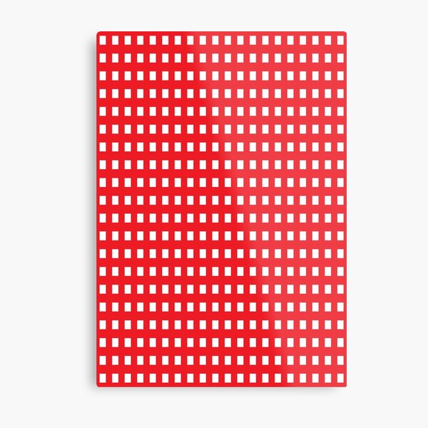 #design #pattern #textile #abstract #repetition #paper #illustration #decoration #vertical #vibrantcolor #red #colorimage #copyspace #retrostyle #geometricshape #textured #seamlesspattern #backgrounds Metal Print