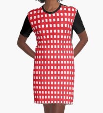 #design #pattern #textile #abstract #repetition #paper #illustration #decoration #vertical #vibrantcolor #red #colorimage #copyspace #retrostyle #geometricshape #textured #seamlesspattern #backgrounds Graphic T-Shirt Dress