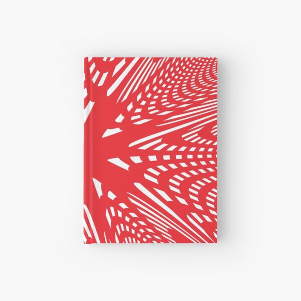 #abstract #design #illustration #pattern #futuristic #art #shape #creativity #modern #bright #vertical #vibrantcolor #red #colorimage #textured #backgrounds #geometricshape #inarow #imagination Hardcover Journal