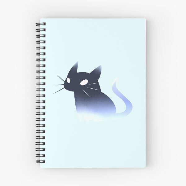Aperçu de l'œuvre Chat fantôme créée et vendue par Cardstock Crow.