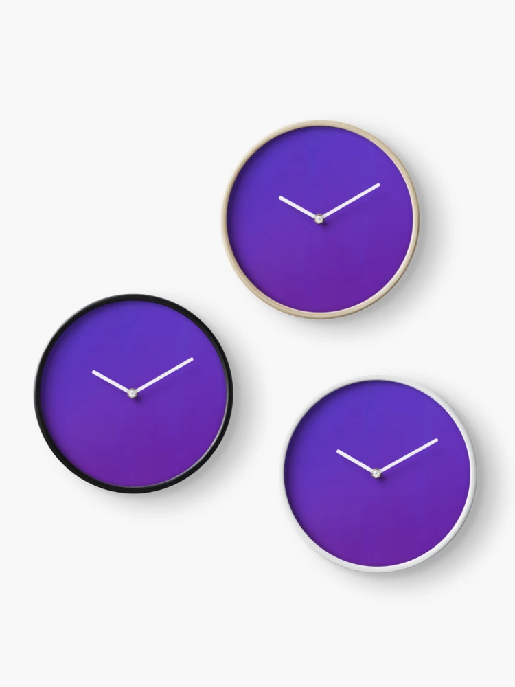 Thumbnail 3 of 4, Clock, Purple Shade designed and sold by RazorKitanaPro.