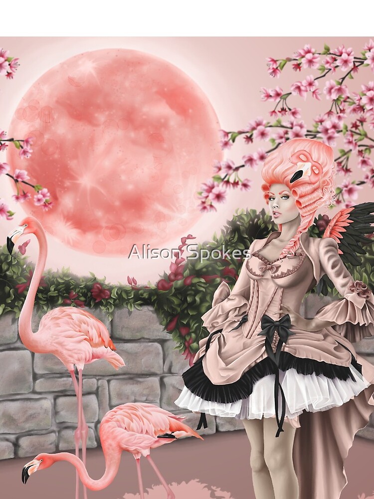 Flamingo Fairy - Pink Moon by EtherealEarth