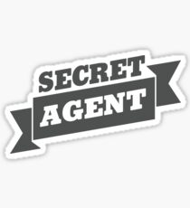 Funny Spy - Secret Agent Identity - Covert Mission Investigation Humor Sticker