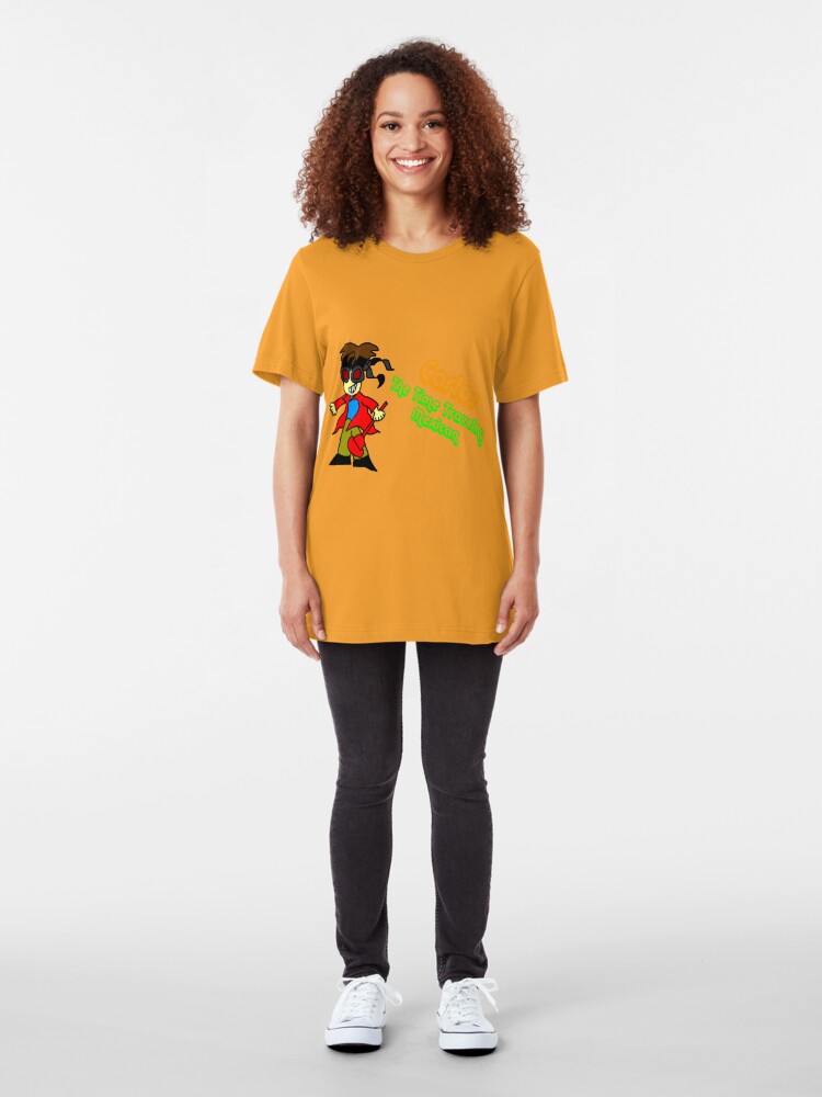 Alternate view of Carlos The Time Traveling Mexican Slim Fit T-Shirt