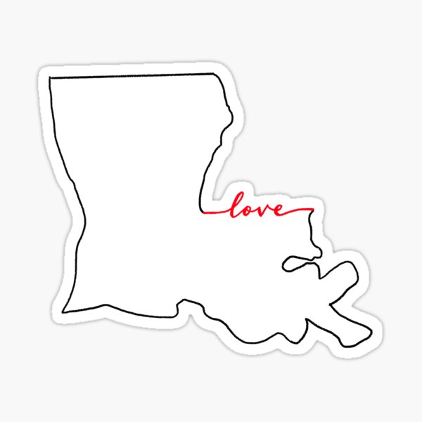 Home Sweet Home - Louisiana LOVE Sticker