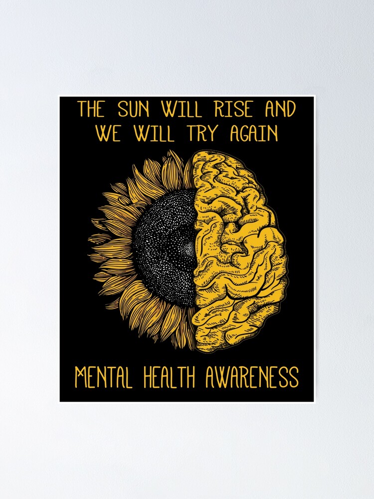 Mental Health Awareness Sun Will Rise Front & Back Coffee Mug