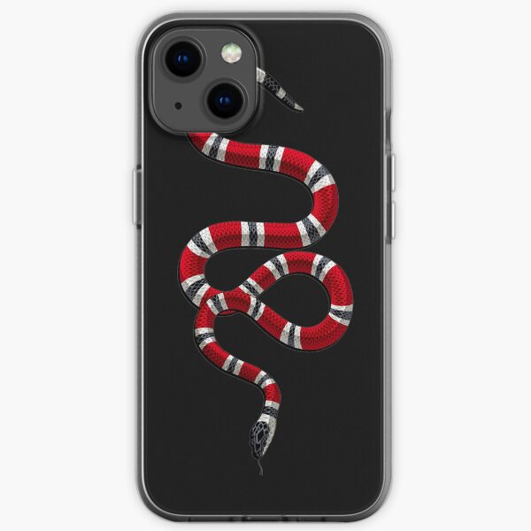 Black Patern Case iPhone Soft Case