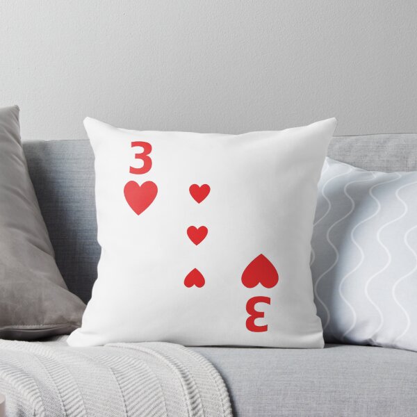 Item preview, Three of Hearts poker playing card costume 3 designed and sold by HolidayWeek.