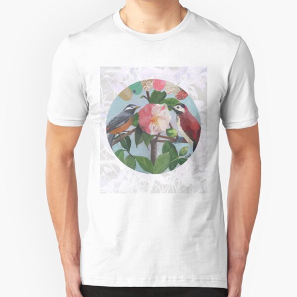Love Birds Slim Fit T-Shirt