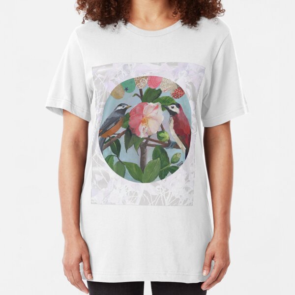 Love Birds Slim Fit T-Shirt
