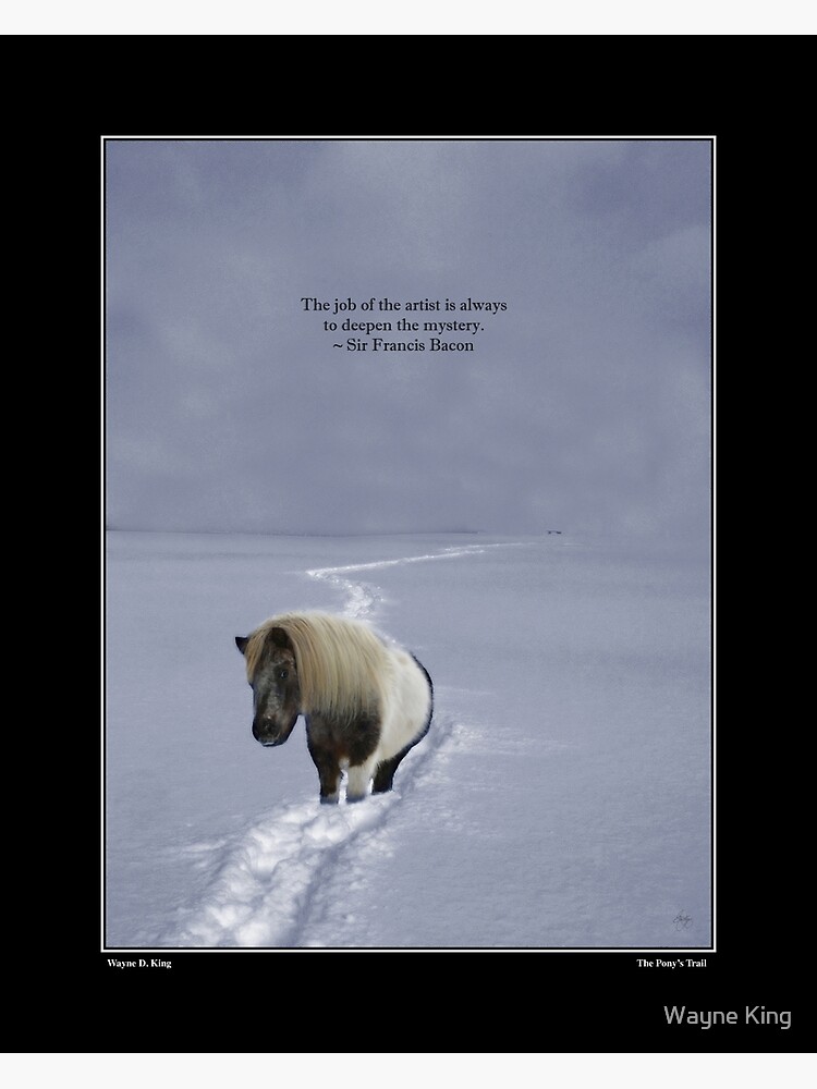 "Francis Bacon Job of the Artist Black Border Poster" Poster for Sale