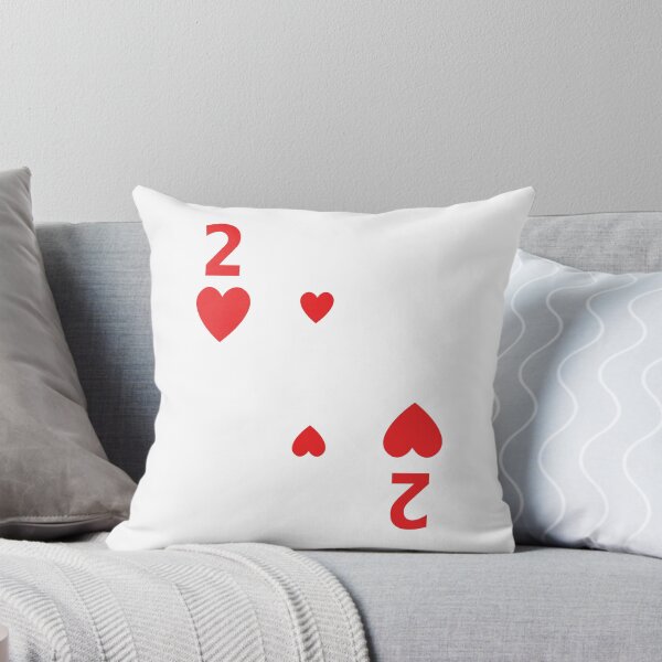 Item preview, Two of Hearts poker playing card Halloween costume 2 designed and sold by HolidayWeek.