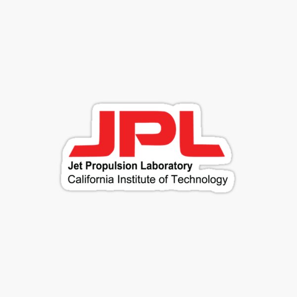 NASA Jet Propulsion Laboratory (JPL) Logo Shirt Sticker