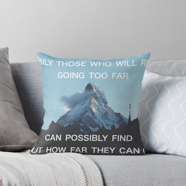 Item preview, Mountains Quote designed and sold by Alli ML.