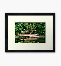 Bridge HDR Framed Print