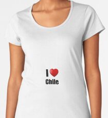 Chile I Love Country Lover Pride Funny Gift Idea Women's Premium T-Shirt