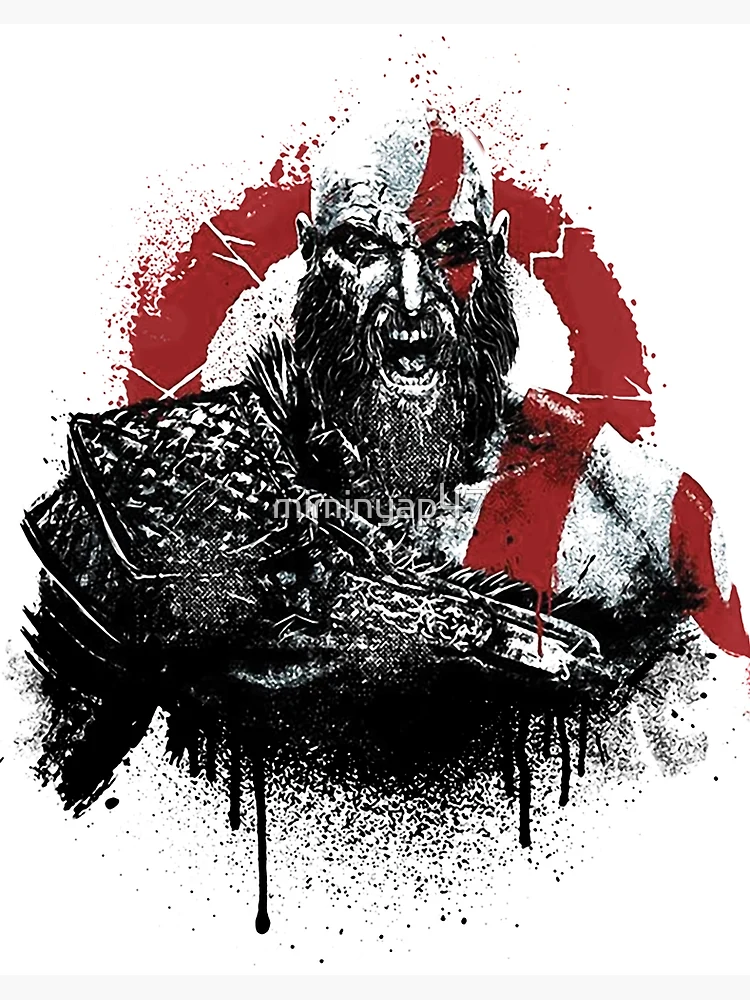 Kratos - Rage of Sparta, God of War Ragnarok Art Board Print for Sale by  mett981