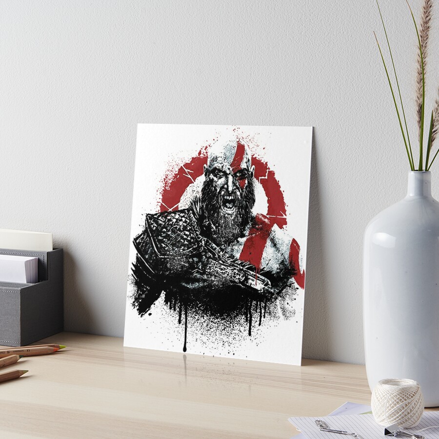 Kratos - Rage of Sparta, God of War Ragnarok Art Board Print for Sale by  mett981