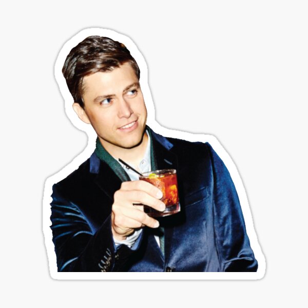 “Colin Jost” Sticker for Sale by cjackvony | Redbubble