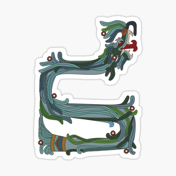 Quetzacoatl: The Feathered Serpent Sticker