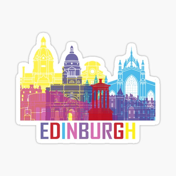 Edinburgh Scotland City Sticker