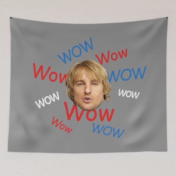 Item preview, Wow. It's Owen Wilson. Wow. designed and sold by iWumbo.