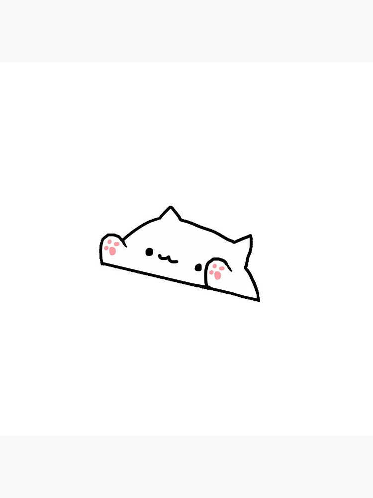 bongo cat pillow