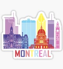 Montreal Quebec City Sticker