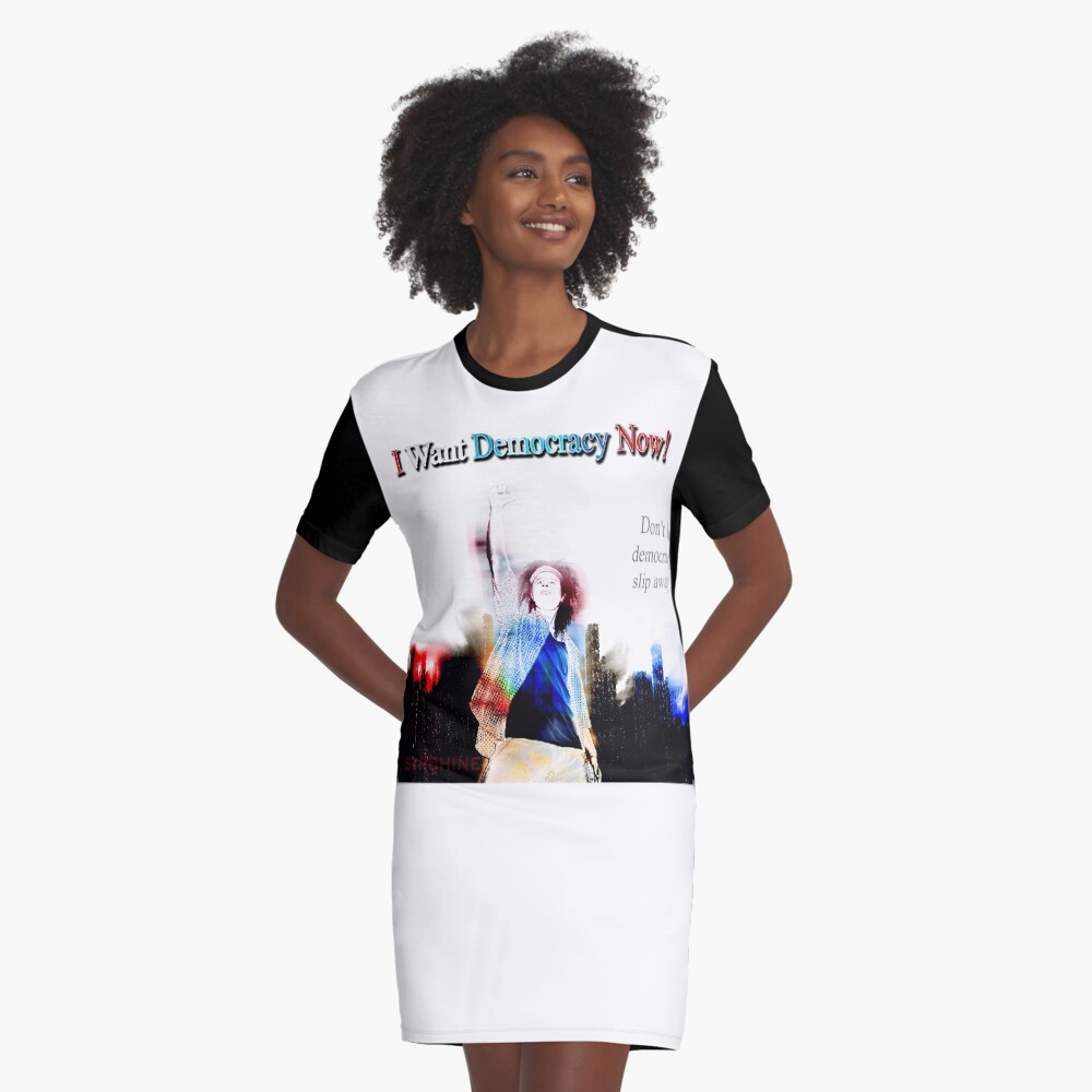 Item preview, Graphic T-Shirt Dress designed and sold by STROHINE.