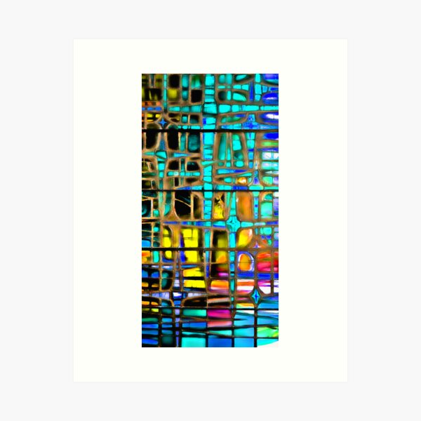 Stained Art Print