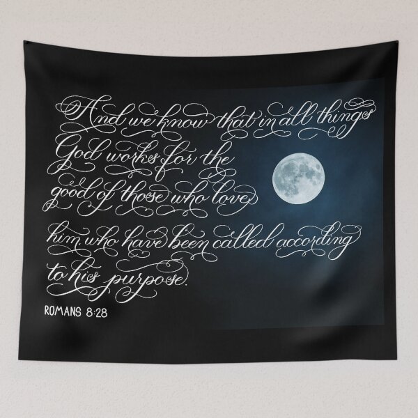 Item preview, Bible Verse Romans 8:28 Spiritual Quote designed and sold by Gsallicat.