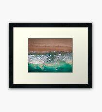 Sherwood Beach Ocean Print Framed Print