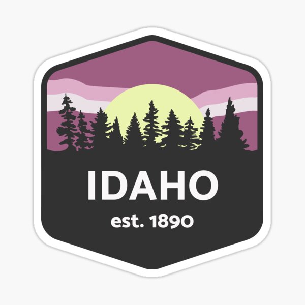 Idaho Moonlight Sticker