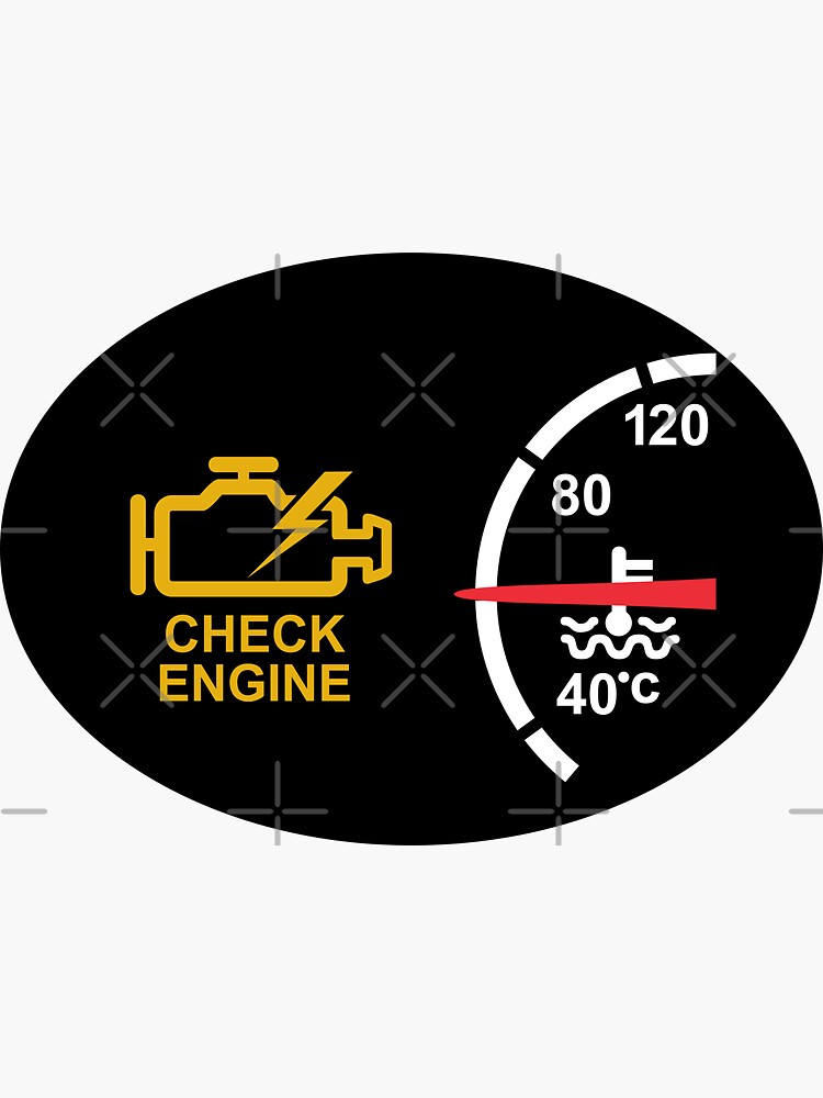 check-engine-warning-symbol-icon-sticker-for-sale-by-patrimonio