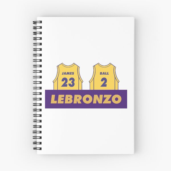 Artikelvorschau, Lebronzo Lebron James Lonzo Ball Lakers Shirt entworfen und verkauft von Broken Concrete.