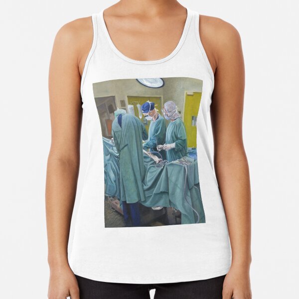 Veiled Vocation - Oil on canvas by Avril Thomas Racerback Tank Top