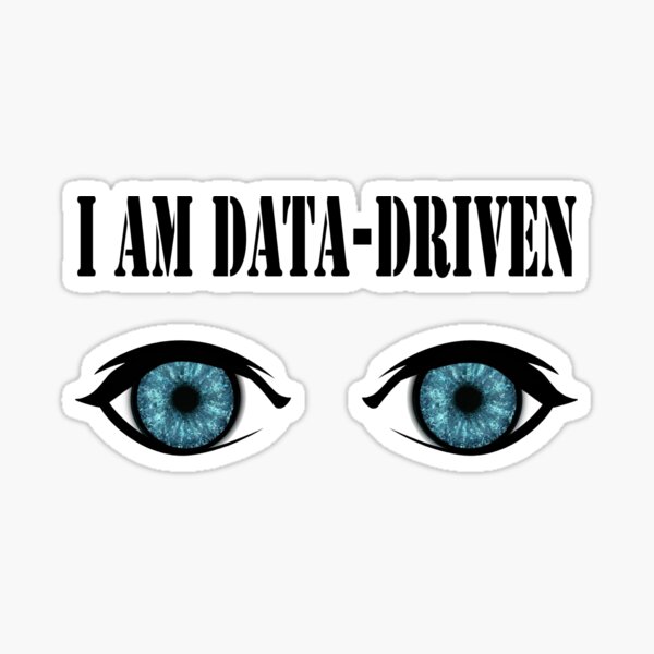 Item preview, Data-Driven Eyes (white) designed and sold by ColorfulCortex.