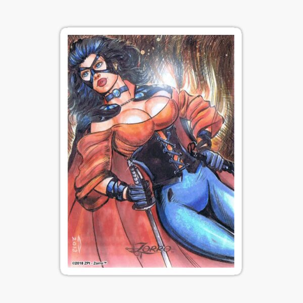 Lady Zorro™ Sticker