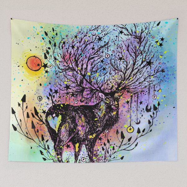 Item preview, Cosmic Deer  designed and sold by Savi Singh.