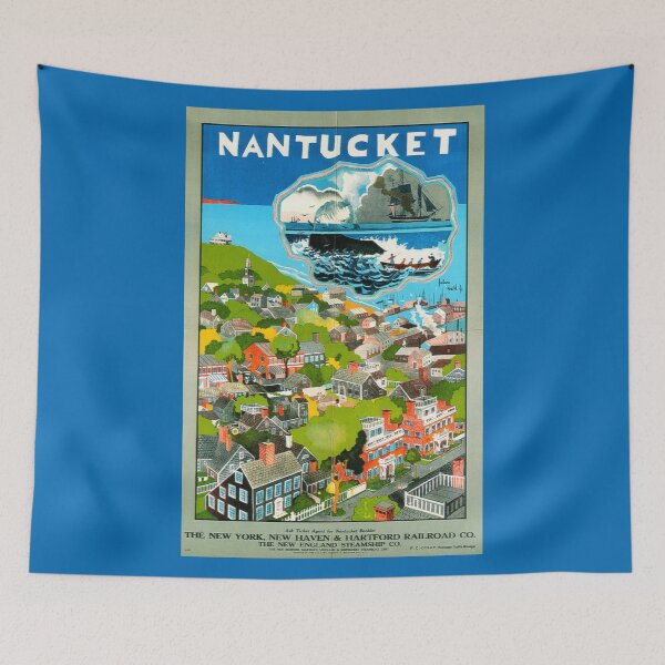 Item preview, Nantucket Travel Poster designed and sold by ExpressingSelf.
