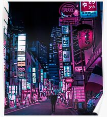Póster Extraño en la noche