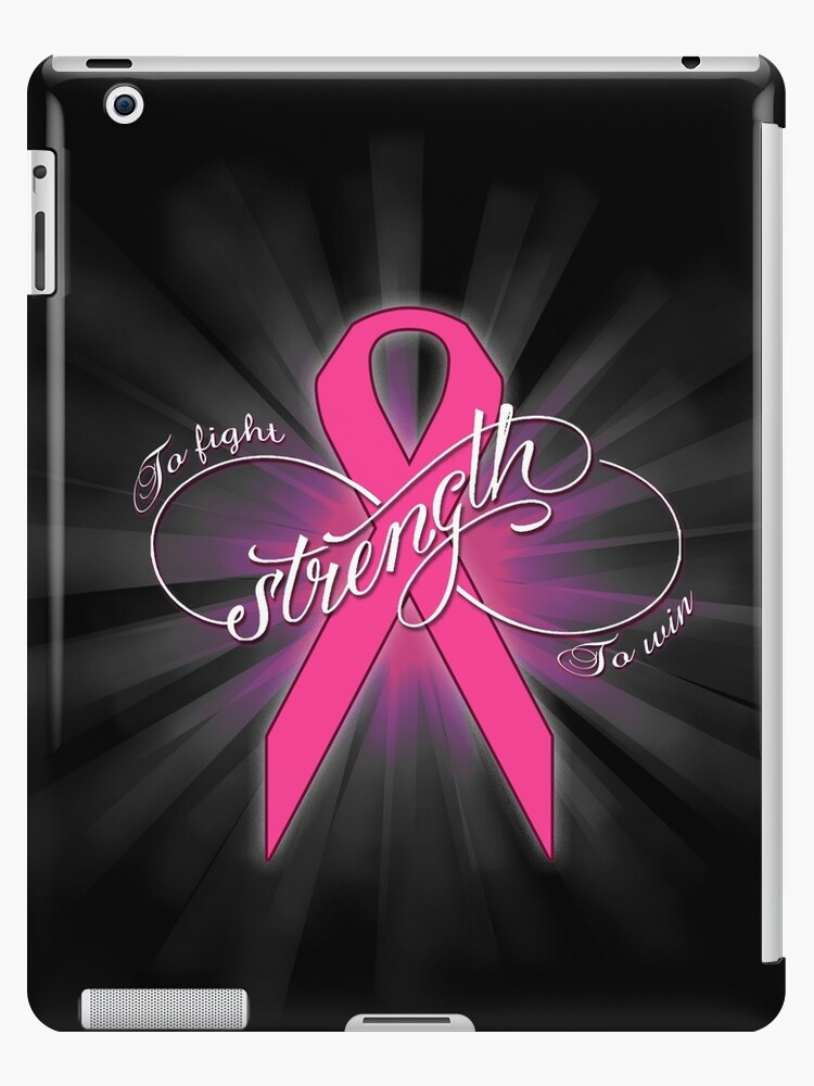 Breast Cancer - Strength to fight to win iPad Case & Skin for