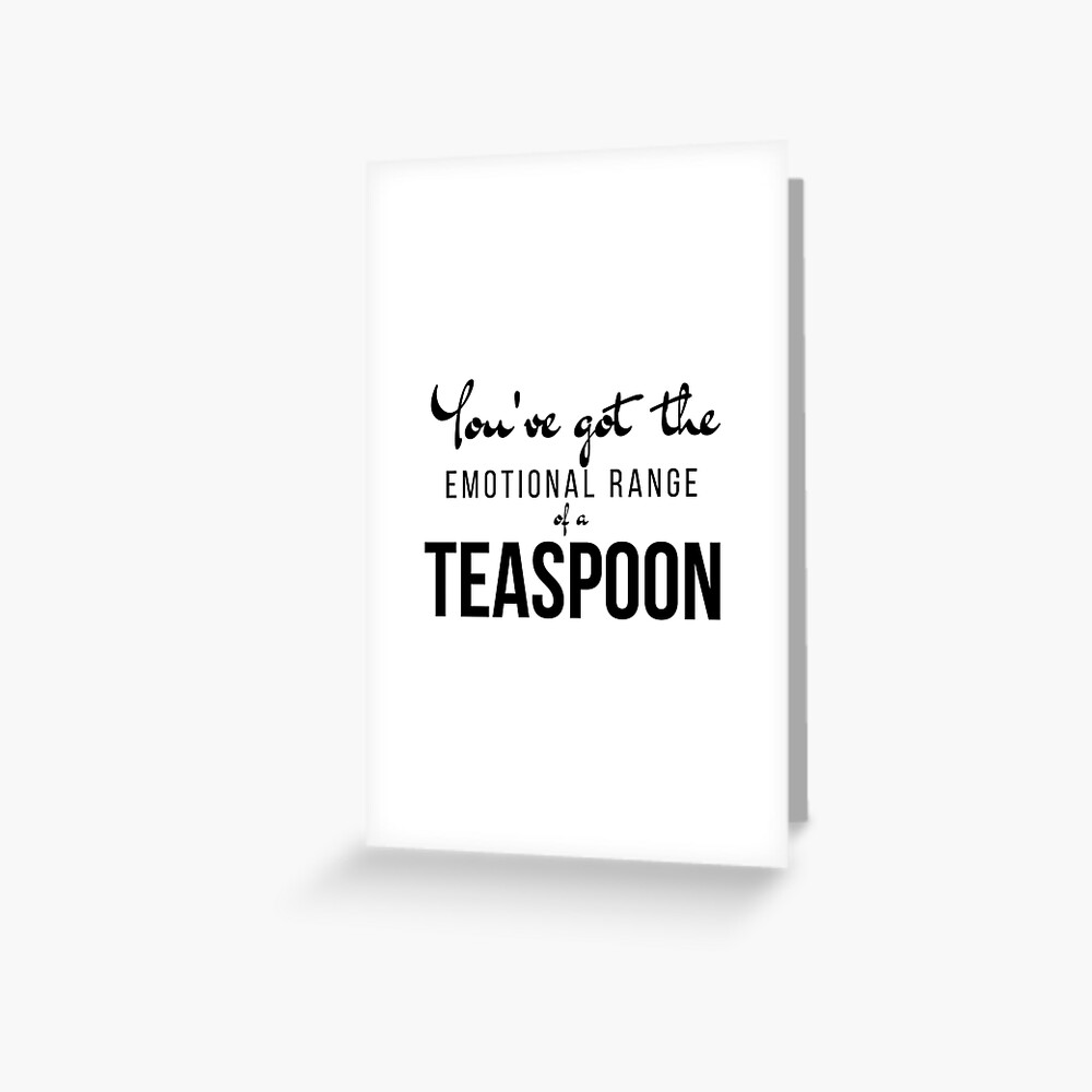 Teaspoon Greeting Card