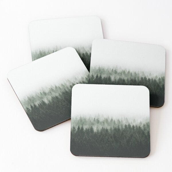 Item preview, High And Low // Should Be A Fine Misty Fairytale Wilderness Forest With Cascadia Trees Covered In Magic Light And Fog designed and sold by Tordis Kayma.