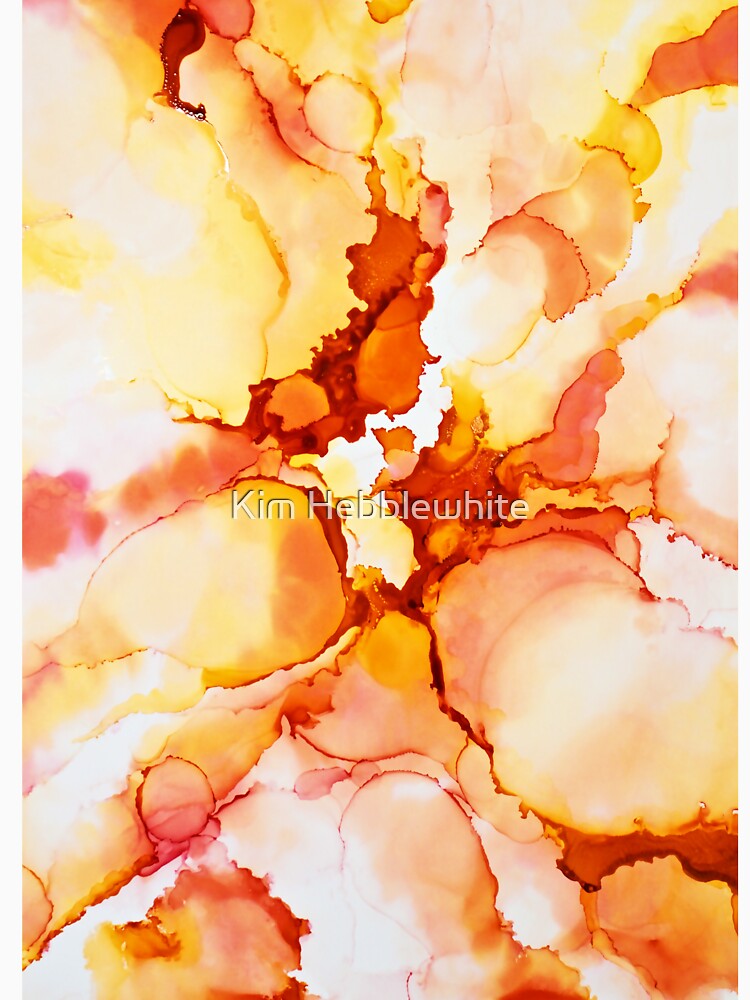 Thumbnail 7 of 7, Classic T-Shirt, Tangerine designed and sold by KimHebblewhite.