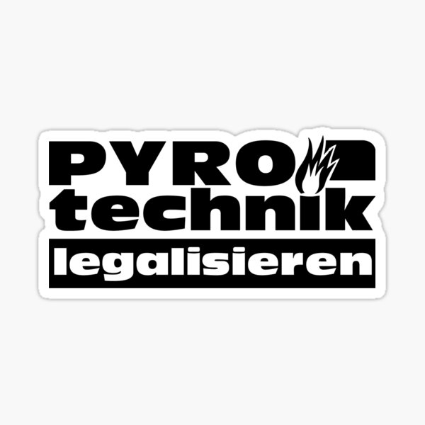 Pyrotechnics legalize Sticker